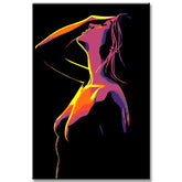 Malen nach Zahlen Abstrakte Frau