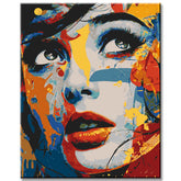 Malen nach Zahlen Wandbild StraßenKunst