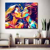 Malen nach Zahlen Minimalismus Kunst Stil Tropisches Mädchen Versand aus DE