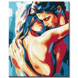 Malen nach Zahlen Randvoll mit Liebe LiebesPaar