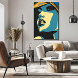 Malen nach Zahlen Seitenansicht Gesicht Frau