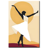 Paint by Numbers Minimalism Art - African Dancer