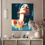 Malen nach Zahlen Abstraktes Mädchen