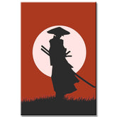 Grind after Zahlen Roter Samurai Kunst Versand from DE