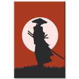 Grind after Zahlen Roter Samurai Kunst Versand from DE