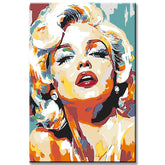 Malen nach Zahlen Porträt Marilyn Monroe