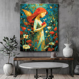 Painting by Numbers Beautiful Angel in Flowers Shipping from DE