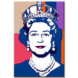 Malen nach Zahlen Die junge Königin Queen Elisabeth II