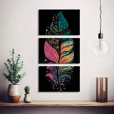 Grind after Zahlen Mandala Feder 3-part Versand from DE