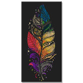 Malen nach Zahlen Mandala Feder