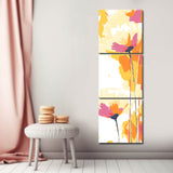 Malen nach Zahlen Kunst Natur Blume in Rosa-Orange