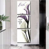 Malen nach Zahlen Kunst Natur Lila Calla