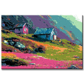 Malen nach Zahlen Berge in Norwegen