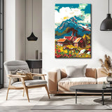 Malen nach Zahlen Landschaft in Norwegen