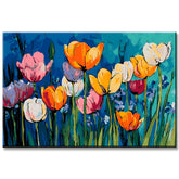 Malen nach Zahlen Rosa Tulpen
