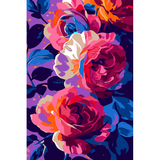 Grind after Zahlen Farbenfrohe Blumen Versand from DE