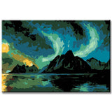 Grind after Zahlen Mond im Polarlicht Versand aus DE