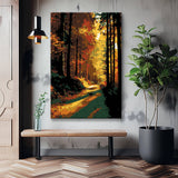 Painting by Numbers Bright Light in the Forest Shipping from DE