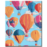 Painting by Numbers Hot Air Balloons Shipping from Germany