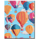 Painting by Numbers Hot Air Balloons Shipping from Germany