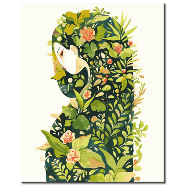 Malen nach Zahlen Kleiner Engel des Waldes Versand aus DE