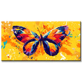 Malen nach Zahlen Kunst Riesiger Bunter Schmetterling