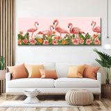 Painting by Numbers Art Animal Flamingos on the Meadow