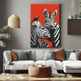 Painting by Numbers Art Animal Two Zebra Heads