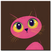 Paint by Numbers Art Pink Panther Head