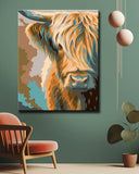 Malen nach Zahlen Schottisches Hochlandrind