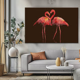 Malen nach Zahlen Polygon Art Flamingo Versand from DE