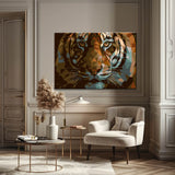 Malen nach Zahlen Polygon Art Tiger Versand from DE