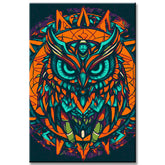 Malen nach Zahlen Tier Eule Kunstwerk