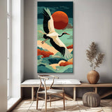 Painting by numbers crane in Chinese style Shipping from DE