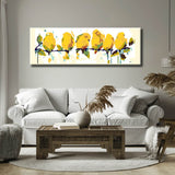 Malen nach Zahlen Zitronenvögel