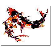 Malen nach Zahlen Moderne Kunst Koi Fische
