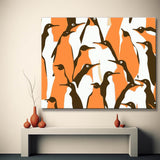 Pinguinparade - Malen nach Zahlen