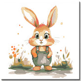 Niedlicher Hase - Malen nach Zahlen
