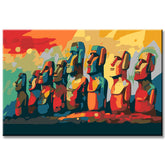 Malen nach Zahlen Skulpturen Abstrakt