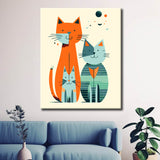 Malen nach Zahlen für Kinder Katzenmalerei