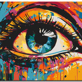 Pop-Art Kunst Ikonen als Bilderwand Farbenfrohe und Lebendige LeinwandBilder, 6-teilig