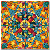 Malen nach Zahlen: Abstrakte Kunstformen