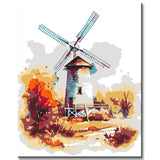 Painting by Numbers: Windmill I