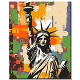 Pop-Art Kunst Ikonen als Bilderwand Farbenfrohe und Lebendige LeinwandBilder, 6-teilig