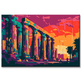 Akropolis Athen Malen nach Zahlen