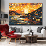 Malen nach Zahlen Mittelmeer Malerei