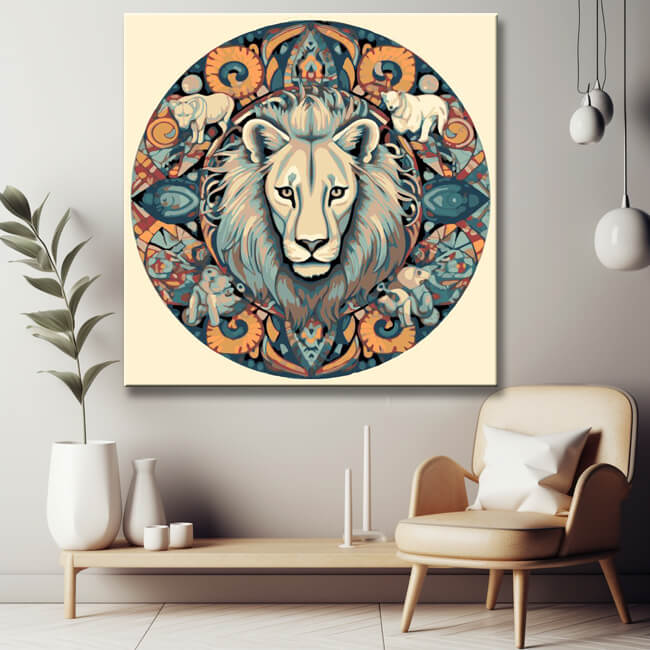 Tiere Mandala - Malen nach Zahlen