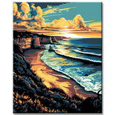 Traumhafte Great Ocean Road Malen nach Zahlen