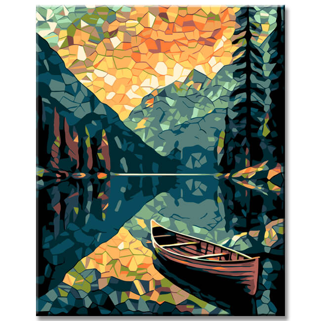 Pragser Wildsee - Malen nach Zahlen