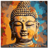 Buddhistische Kunst als Bilderwand Farbenfrohe und Spirituelle LeinwandBilder - 3-teilig